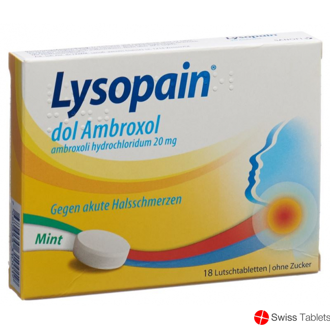 Lysopain Dol Ambroxol Mint 18 Stück buy online
