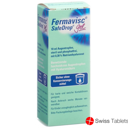 Fermavisc Safedrop Augengel 0.3% Tropfflasche 10ml buy online