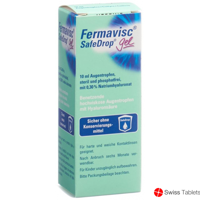 Fermavisc Safedrop Augengel 0.3% Tropfflasche 10ml buy online