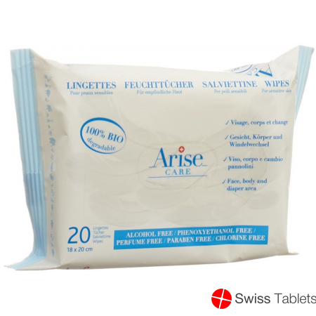Arise Swiss Baby Care Wipes Body & Face 72 pcs