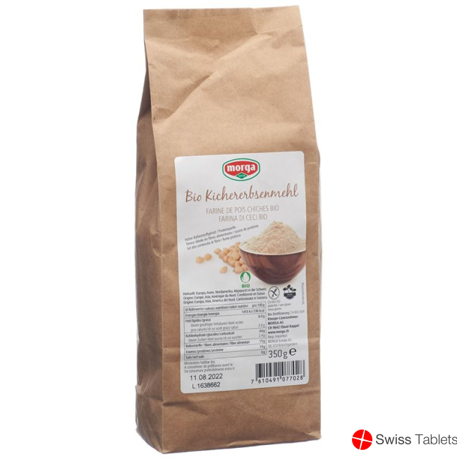 Morga Kichererbsenmehl Glutenfrei Bio 350g buy online
