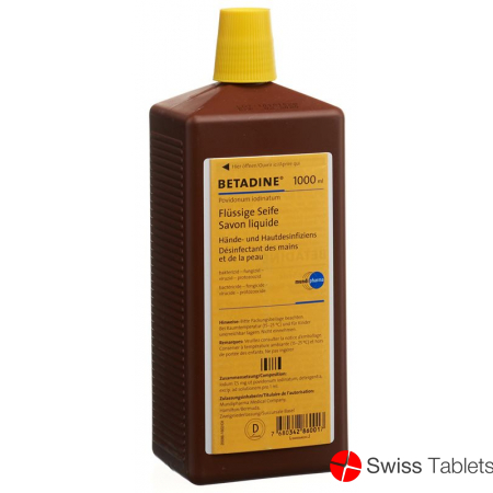 Betadine soap liq Fl 1000 ml