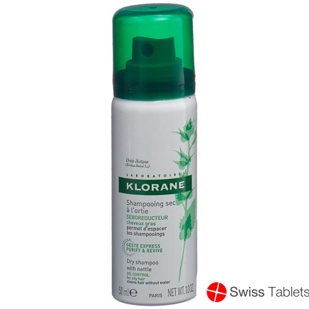 Klorane stinging nettle mini dry shampoo 50ml buy online