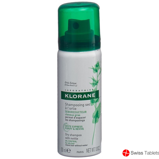 Klorane stinging nettle mini dry shampoo 50ml buy online