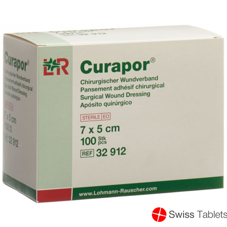 Curapor Chirurgisch Wundverband 7x5cm Steril 100 Stück buy online