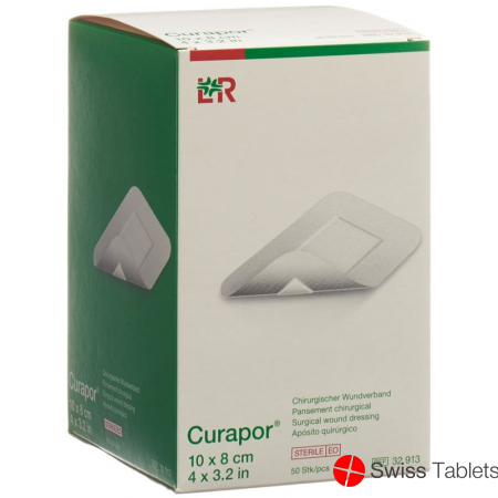 Curapor Chirurgisch Wundverband 10x8cm Steril 50 Stück buy online