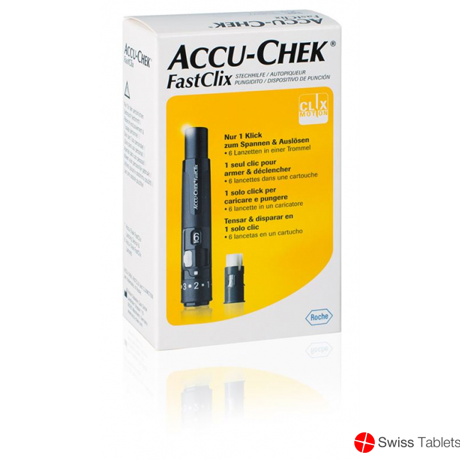 Accu-chek Fastclix Kit+6 lancets buy online