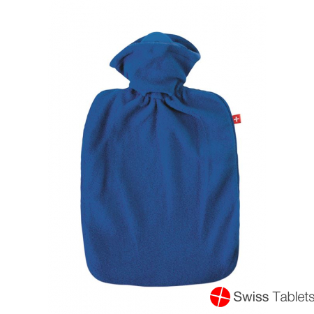 emosan Wärmeflasche Klassik Vlies Blau 1.8L buy online