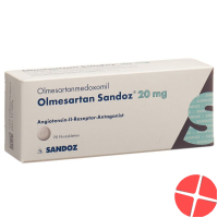 Olmesartan Sandoz Filmtabletten 20mg 98 Stück Olmesartan Sandoz Filmtabletten 20mg 98 Stück