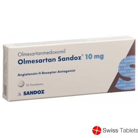 Olmesartan Sandoz Filmtabletten 10mg 28 Stück buy online