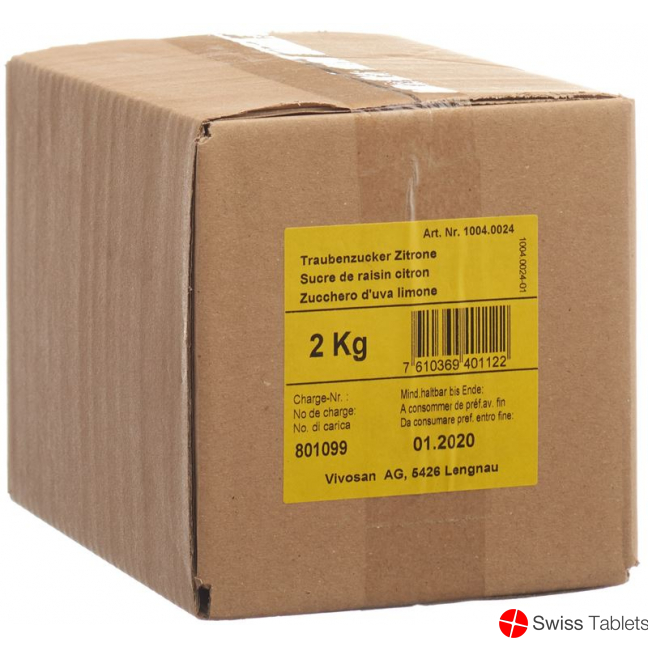 Vitalp Traubenzucker Zitrone 2kg buy online