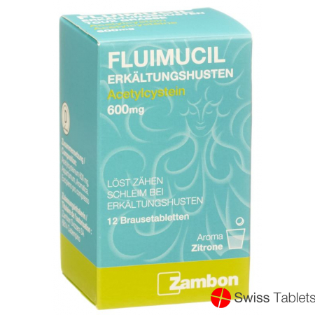 Fluimucil Erkältungshust Brausetabletten 600mg 12 Stück buy online