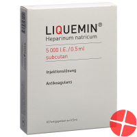Liquemin 5000 E/0.5ml S.c. 10 Fertigspritzen 0.5ml