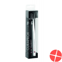 Curaprox White Is Black Zahnbürste Weiss/schw 2 Stück Curaprox White Is Black Zahnbürste Weiss/schw 2 Stück