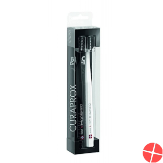 Curaprox White Is Black Zahnbürste Weiss/schw 2 Stück