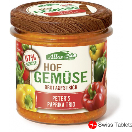 Allos Brotaufstrich Paprika Trio Bio 135g buy online
