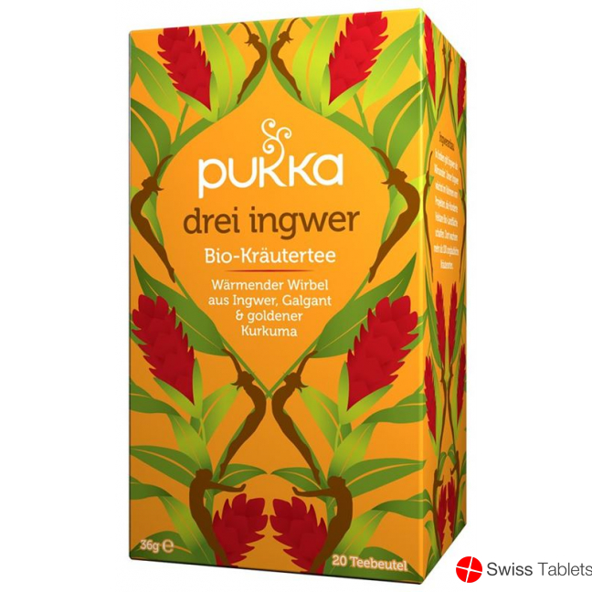 Pukka Drei Ingwer Tee Bio Beutel 20 Stück buy online