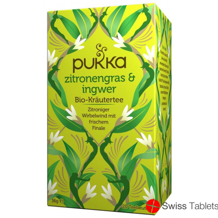 Pukka Zitronengras & Ingwer Tee Bio Beutel 20 Stück buy online Pukka Zitronengras & Ingwer Tee Bio Beutel 20 Stück buy online