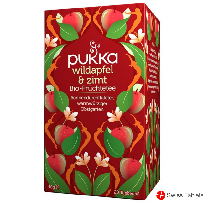 Pukka Wildapfel & Zimt Tee Bio Beutel 20 Stück buy online