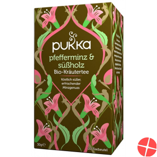 Pukka Pfefferminz & Süssholz Tee Bio Beutel 20 Stück