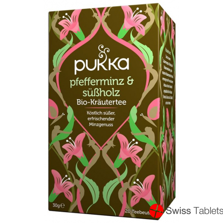Pukka Pfefferminz & Süssholz Tee Bio Beutel 20 Stück buy online