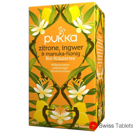 Pukka Zitrone, Ingwer & Manuka-Honig Tee Bio (neu) Beutel 20 Stück buy online