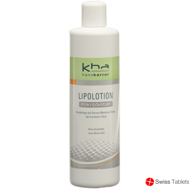 Hans Karrer Lipolotion Mikrosilber Flasche 500ml buy online