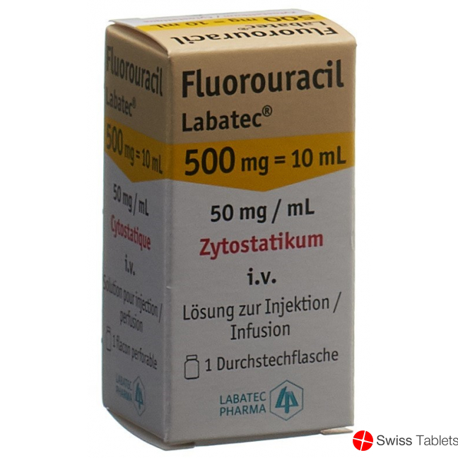 Fluorouracil Labatec 500mg/10ml Durchstechflasche 10ml buy online