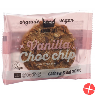 Kookie Cat Vanilla Choc Chip Cookie 50g
