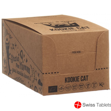 Kookie Cat Vanilla Choc Chip Cookie 12x 50g buy online