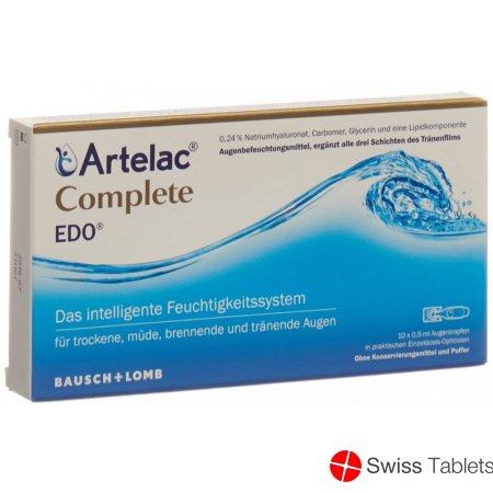 Artelac Complete EDO Augentropfen 10x 0.5ml buy online