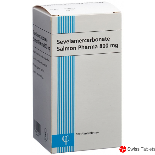 Sevelamercarbonate Salmon Pharma 800mg Flasche 180 Stück buy online