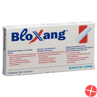 Bloxang Strips/steriler Gelatineschwamm 5 Stück