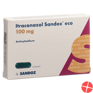 Itraconazol Sandoz Eco 100 mg 4 capsules
