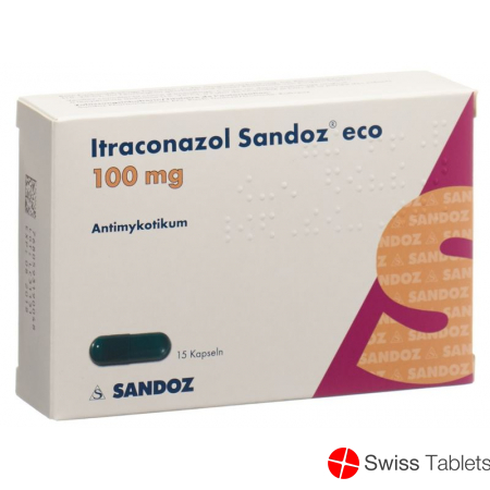 Itraconazol Sandoz Eco Kapseln 100mg 15 Stück buy online Itraconazol Sandoz Eco Kapseln 100mg 15 Stück buy online