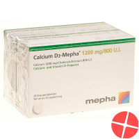 Calcium D3 Mepha Brausetabletten 1200/800 2x 20 Stück