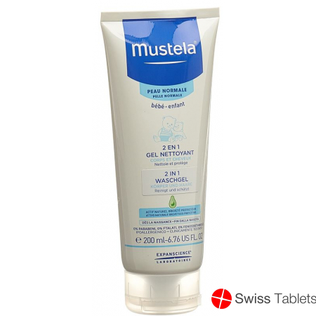 Mustela 2in1 Waschgel Normale Haut Tube 200ml buy online