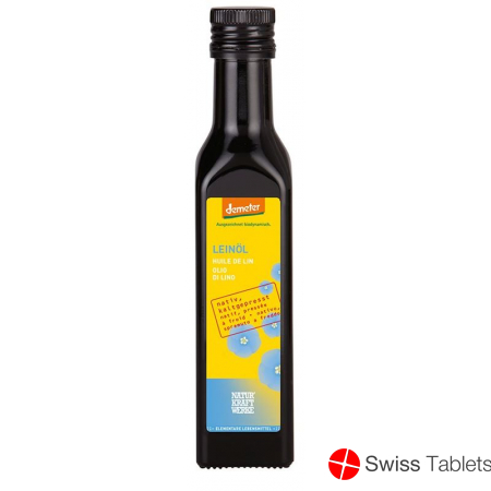 Naturkraftwerke Leinöl Kaltgepresst Nativ Demeter 250ml buy online