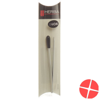 Herba tweezers inclined inox white