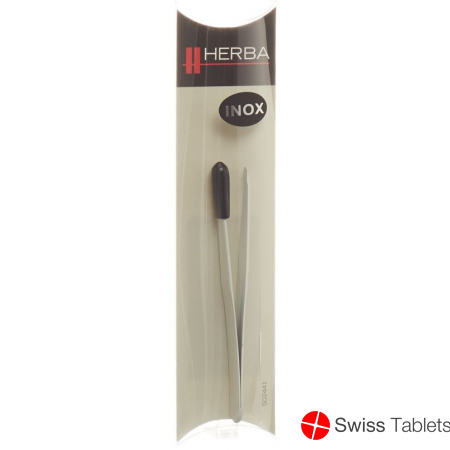 Herba tweezers inclined inox white buy online