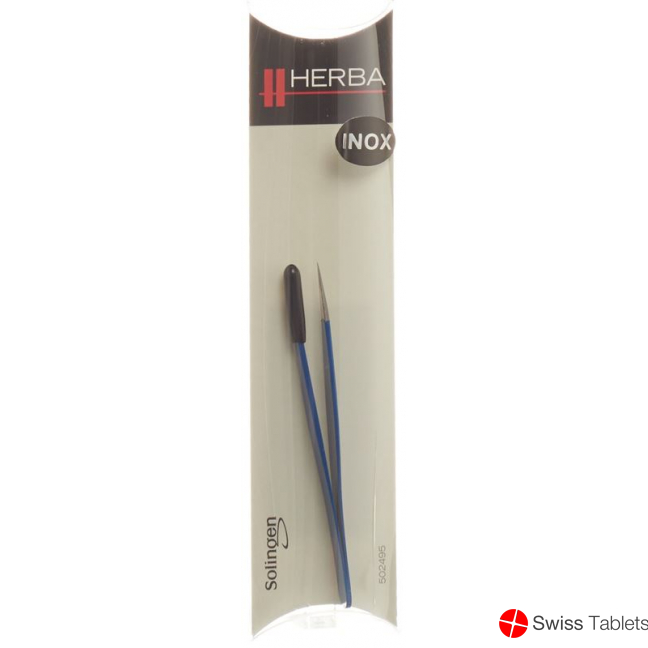 Herba Tweezers Pointed Inox Blue buy online Herba Tweezers Pointed Inox Blue buy online