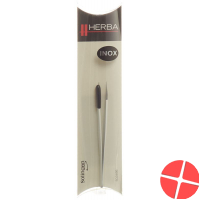 Herba tweezers pointed inox white Herba tweezers pointed inox white