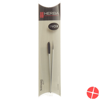 Herba tweezers pointed inox white