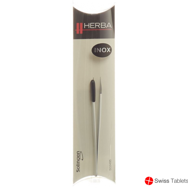 Herba tweezers pointed inox white buy online