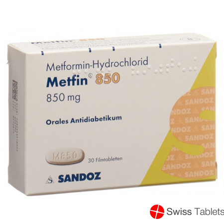 Metfin Filmtabletten 850mg 30 Stück buy online