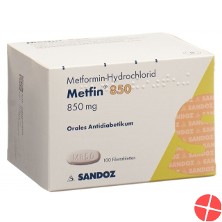 Metfin Filmtabletten 850mg 100 Stück