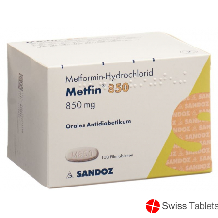 Metfin Filmtabletten 850mg 100 Stück buy online