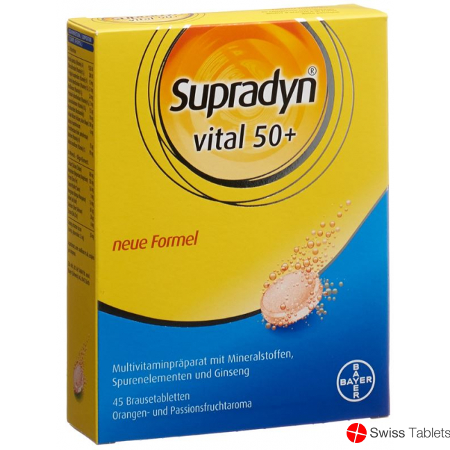 Supradyn Vital 50+ Brausetabletten (neu) 45 Stück buy online