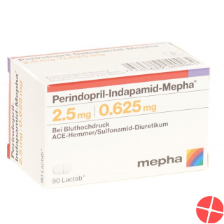 Perindopril Indapamid-Mepha 2.5/0.625 90 Stück