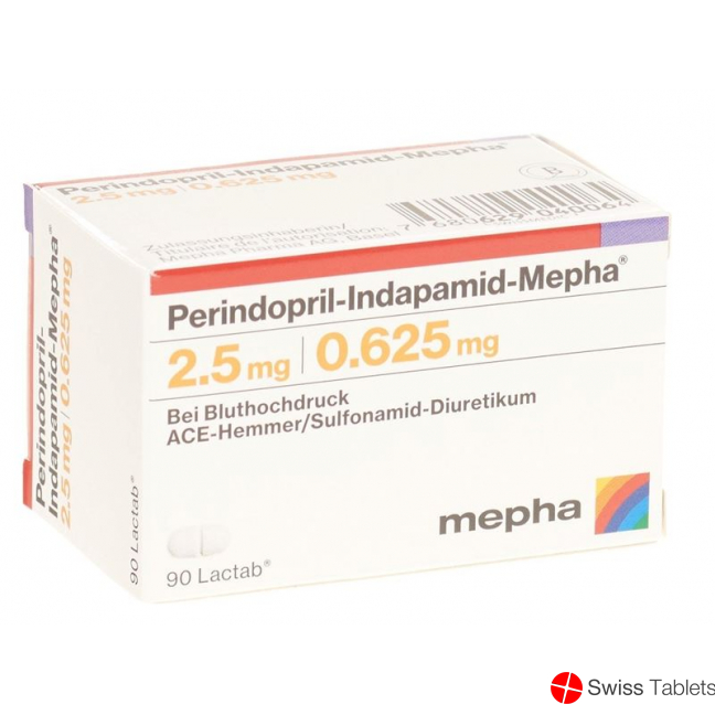 Perindopril Indapamid-Mepha 2.5/0.625 90 Stück buy online